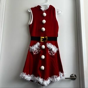 Christmas dress with a hoodie